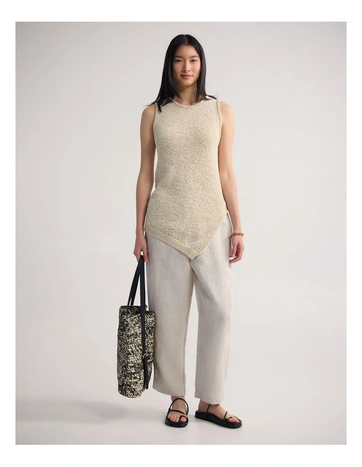 Annalise Asymmetric Knit in Stone image 5