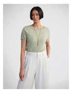 Grace Cashmere Blend Knit in Moss