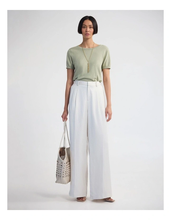 Grace Cashmere Blend Knit in Moss image 5