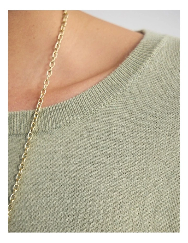 Grace Cashmere Blend Knit in Moss image 6