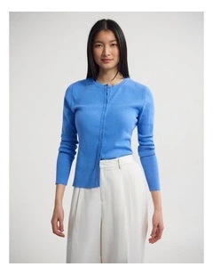 Alexie Cardigan in Blue