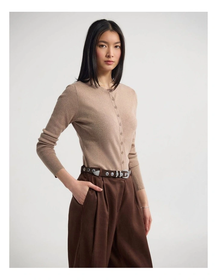 Alexie Cardigan in Army image 3