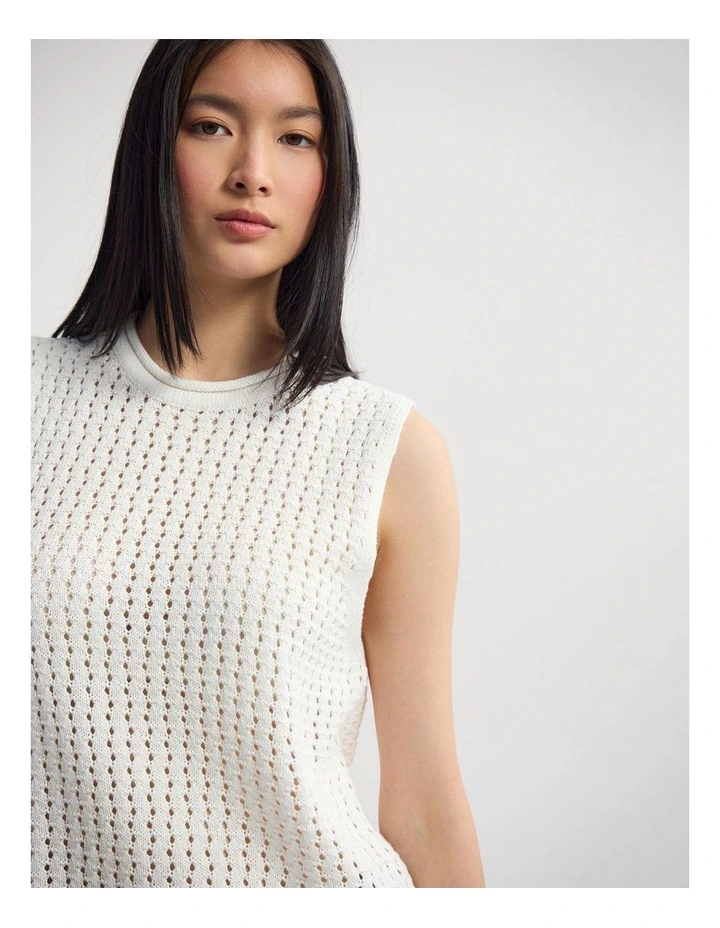 Lily Knitted Fringe Tank image 4