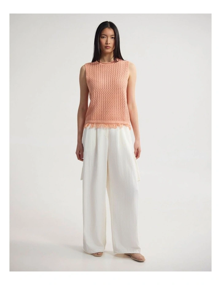 Lily Knitted Fringe Tank image 5