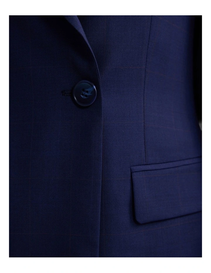Raffi Pure Wool Suit Jacket in Navy image 6