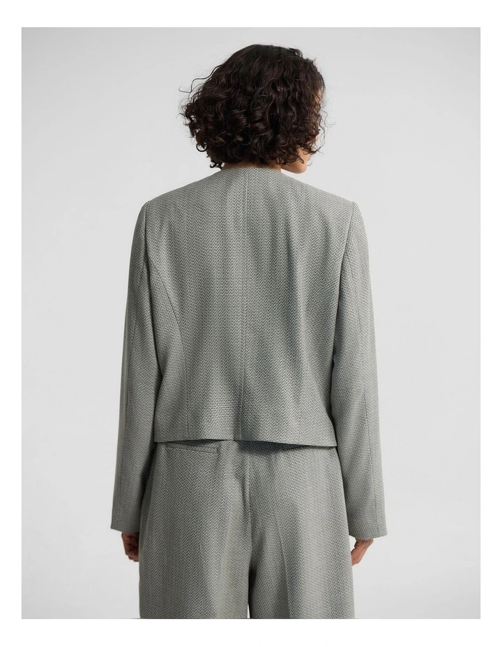 Nyla Crop Jacket in Green image 2