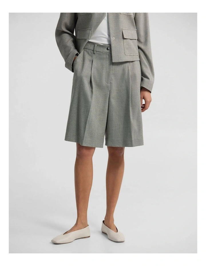 Boston Tweed Shorts in Green image 1