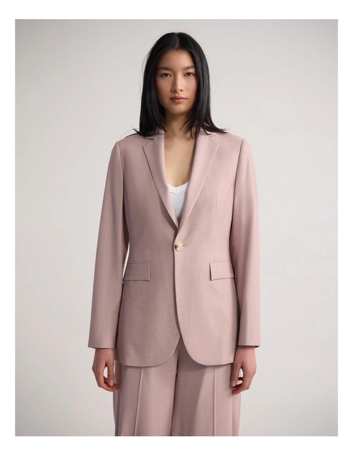 Ebony Suit Jacket in Pink image 1