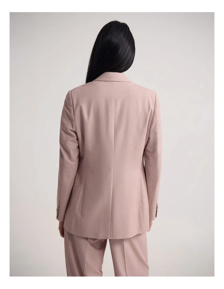 Ebony Suit Jacket in Pink image 2