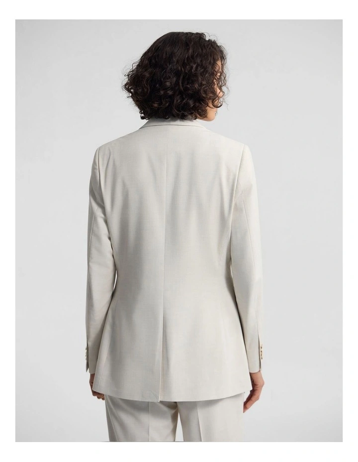 Ebony Suit Jacket in Pumice image 2