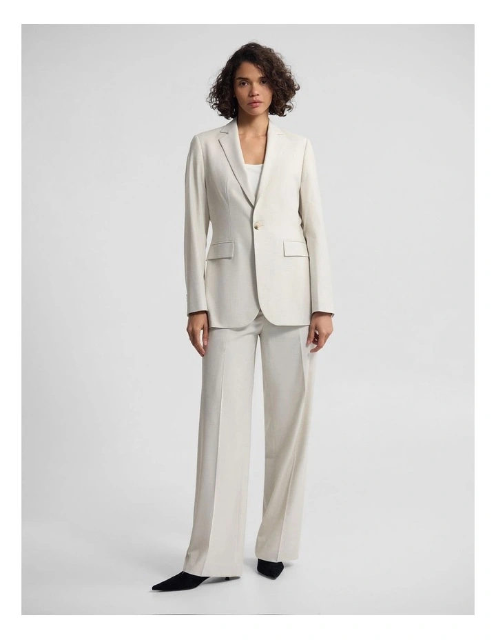 Ebony Suit Jacket in Pumice image 4