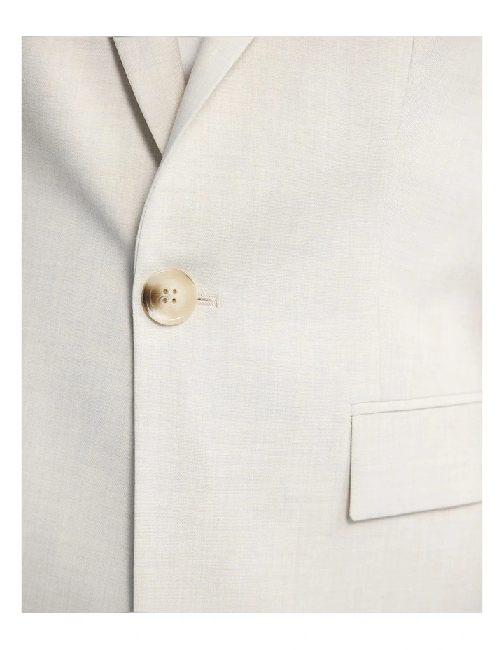 Ebony Suit Jacket in Pumice image 6