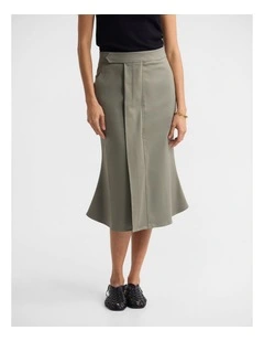 Eva Stretch Skirt in Green