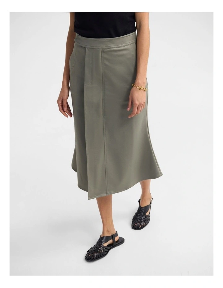 Eva Stretch Skirt in Green image 5