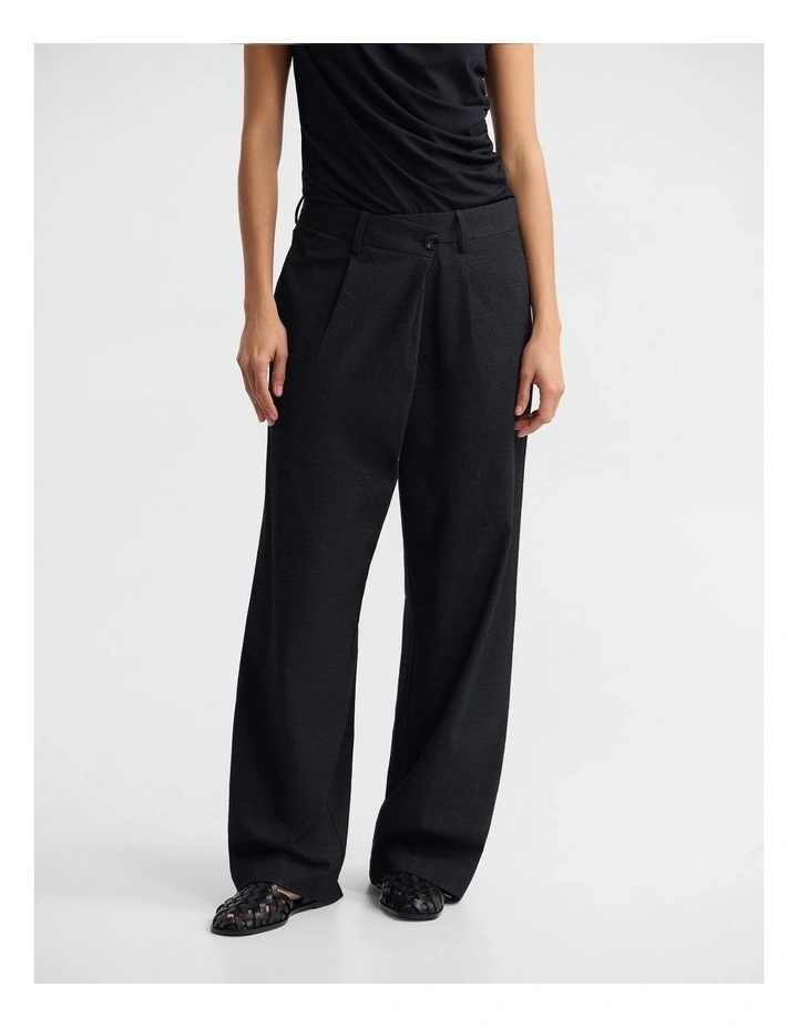 Juniper Stretch Pinfeather Pant in Black image 1