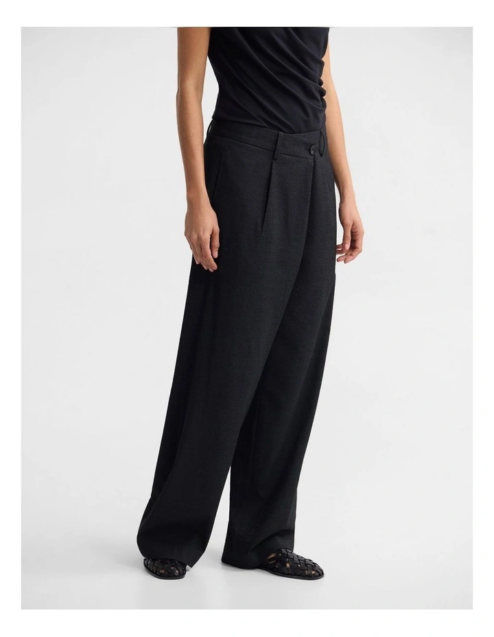Juniper Stretch Pinfeather Pant in Black image 3