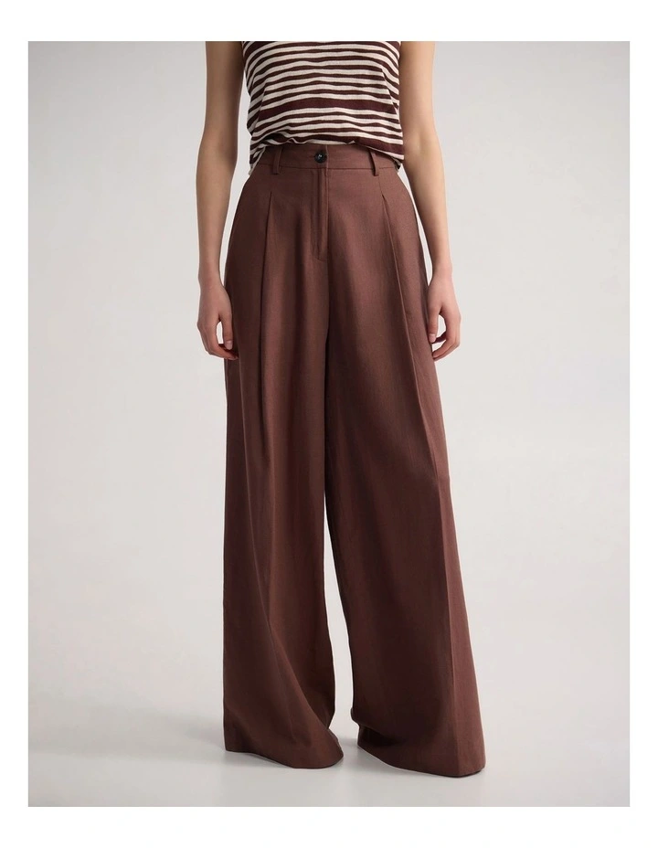 Margot Pants in Burnt Mocha image 1