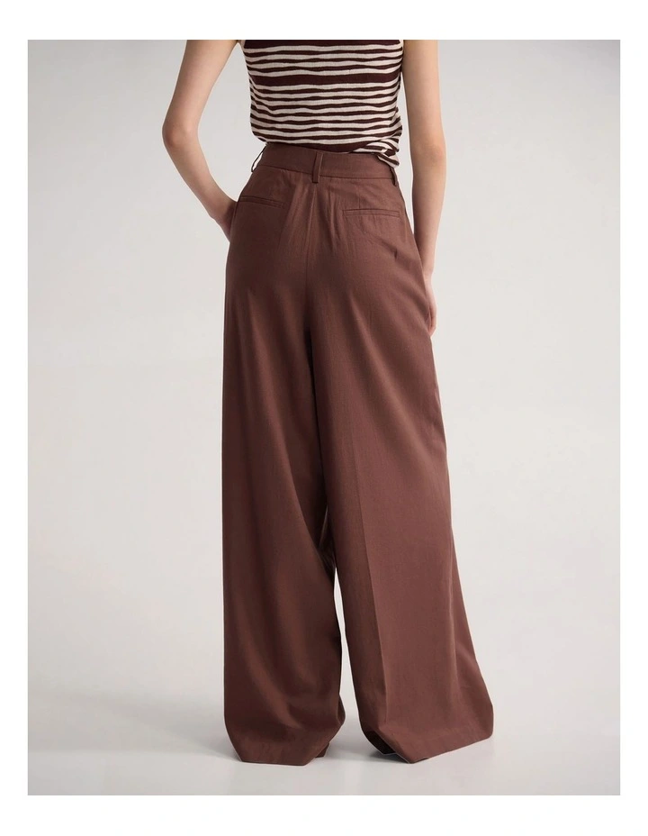 Margot Pants in Burnt Mocha image 2