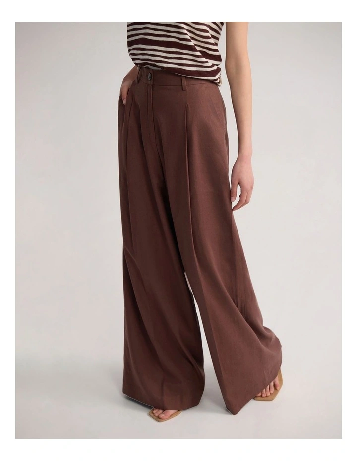 Margot Pants in Burnt Mocha image 4