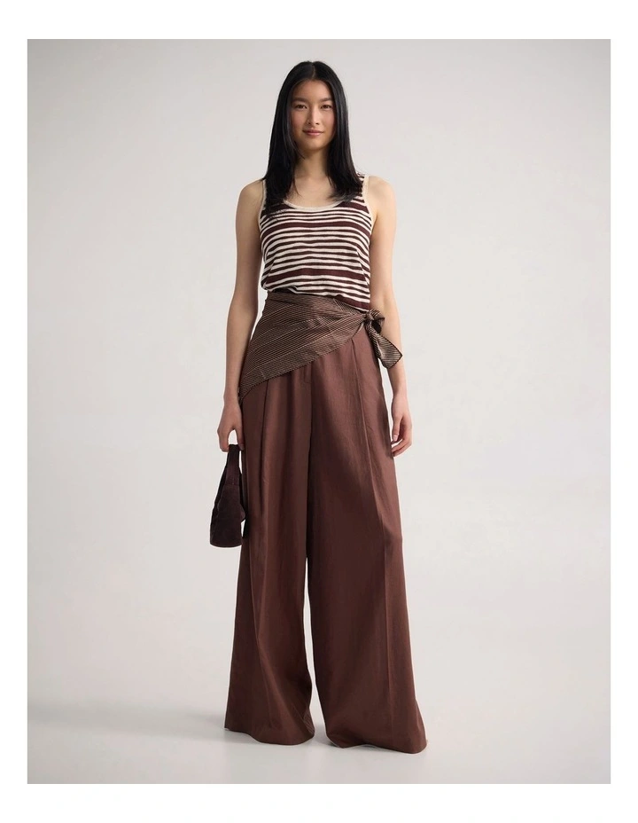 Margot Pants in Burnt Mocha image 5