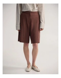 Tyra Shorts in Burnt Mocha