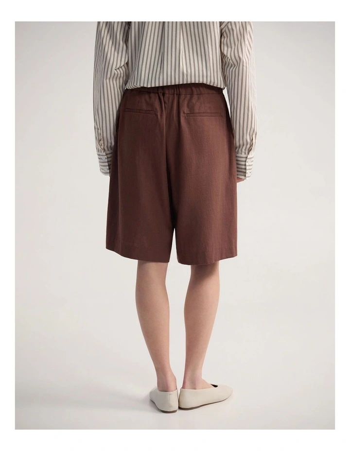 Tyra Shorts in Burnt Mocha image 2