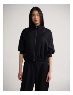 Winona Bomber Jacket in Black
