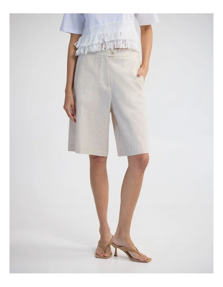 Tyra Bermuda Shorts in Sand image 1