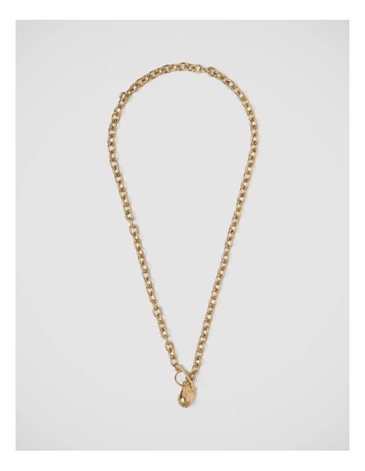 Odette Drop Pendant in Pale Gold image 1