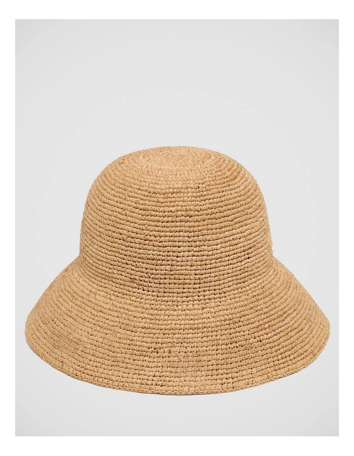 Alba Raffia Hat in Natural image 1