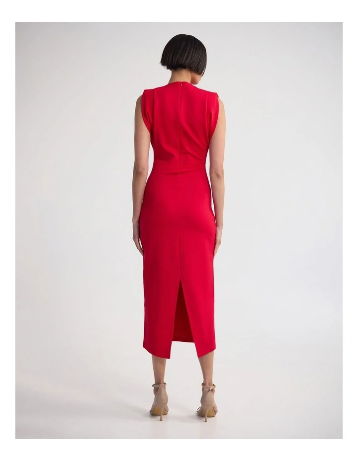 Genevive Dress in Red image 2