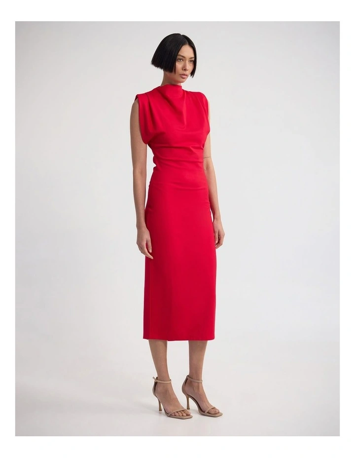 Genevive Dress in Red image 3