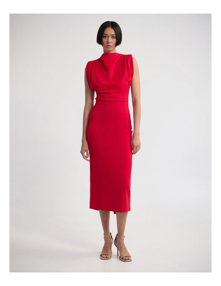 Genevive Dress in Red image 4