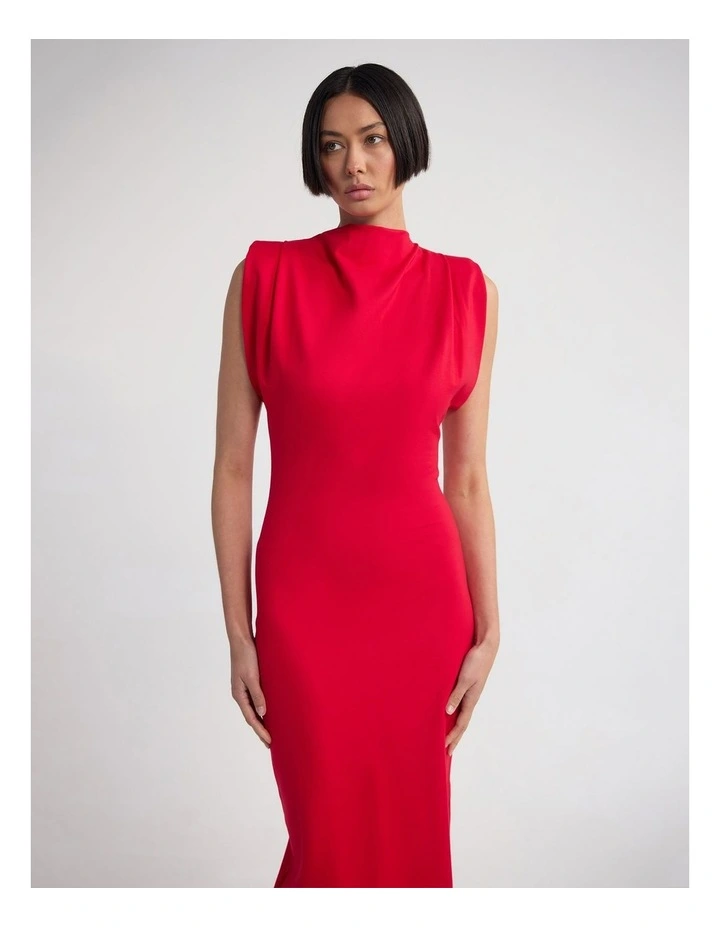 Genevive Dress in Red image 5