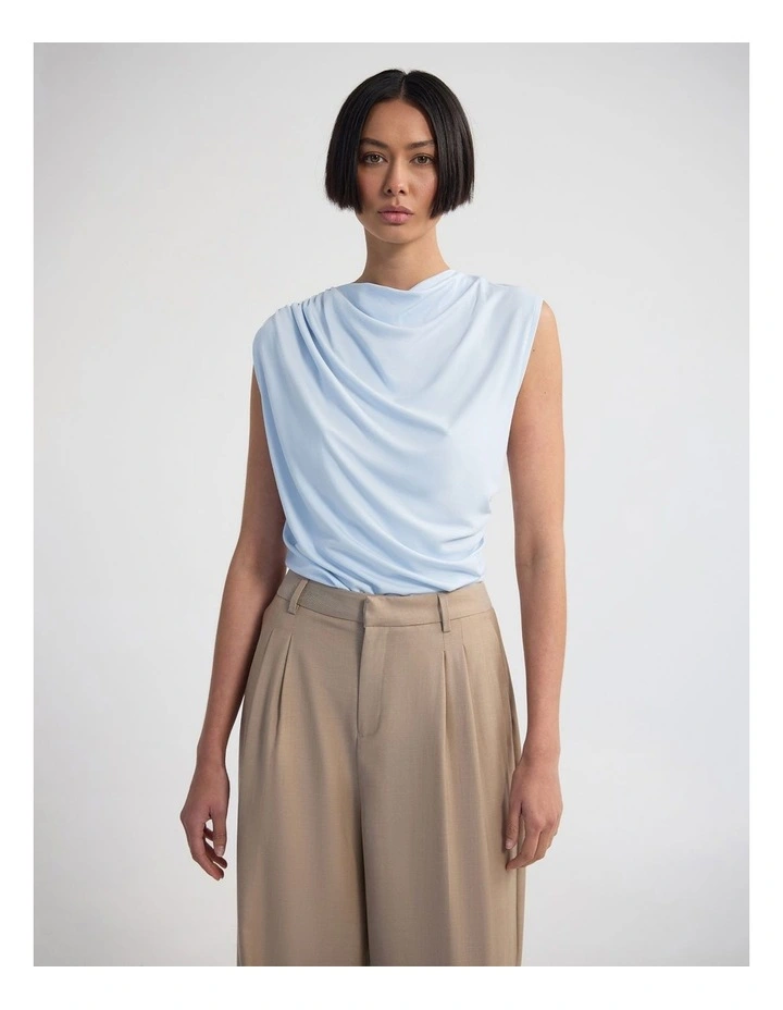Aster Jersey Top in Sky image 1