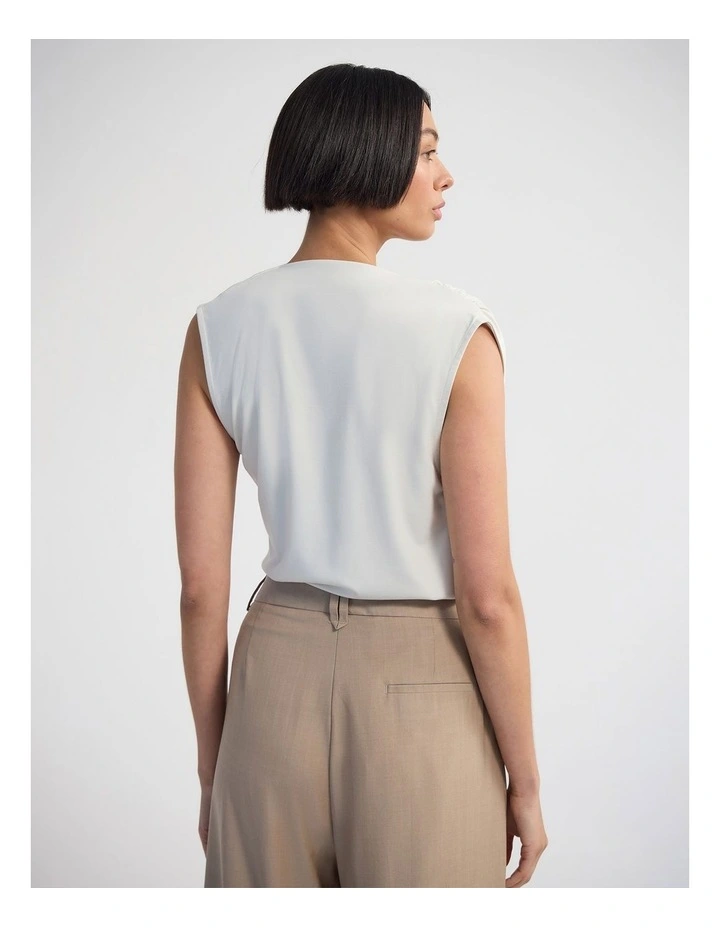 Aster Jersey Top in Stone image 2