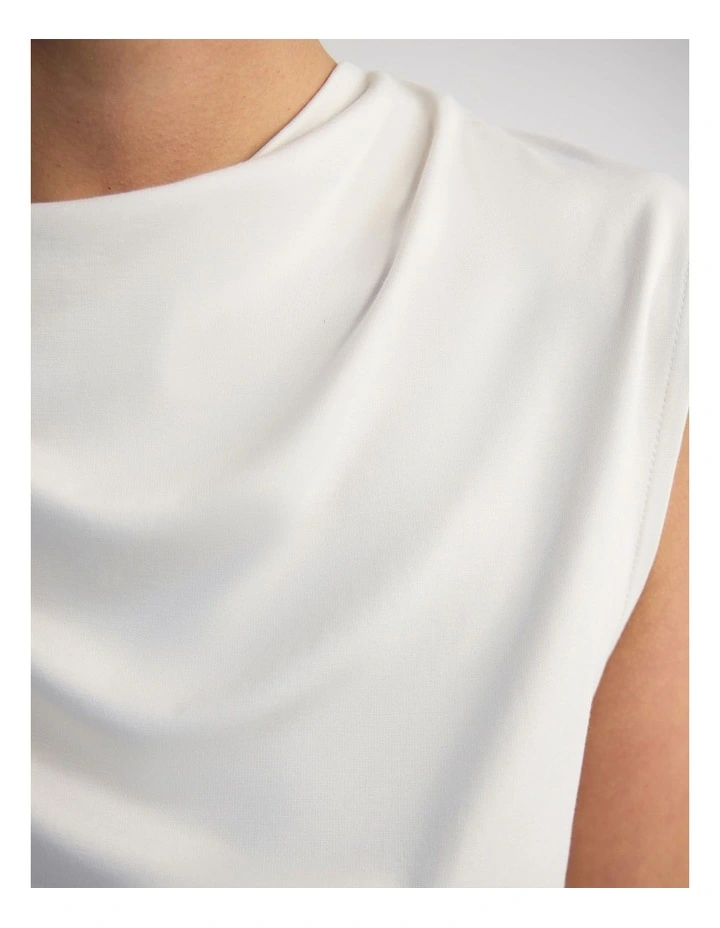 Aster Jersey Top in Stone image 6