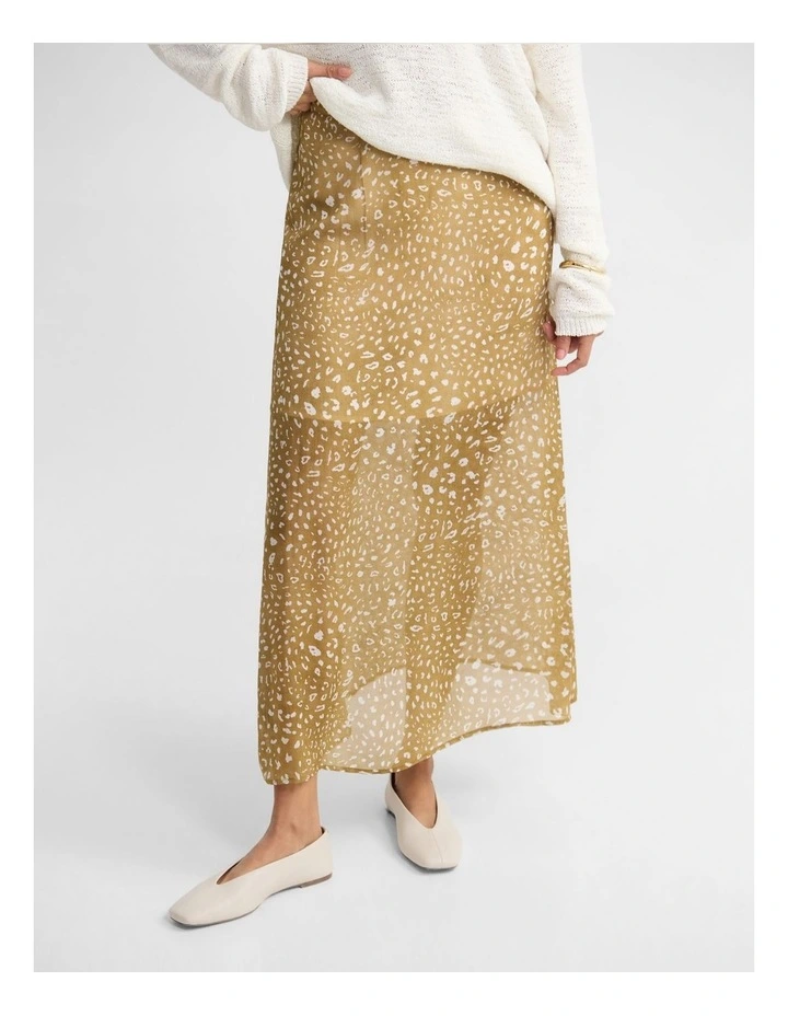 Nanuska Bambi Print Skirt in Caramel image 5