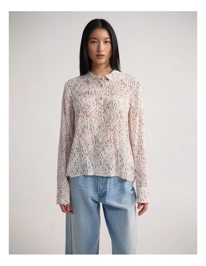 Poppy Printed Blouse in Multi image 1