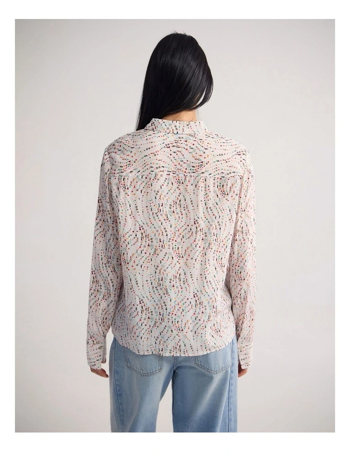 Poppy Printed Blouse in Multi image 2