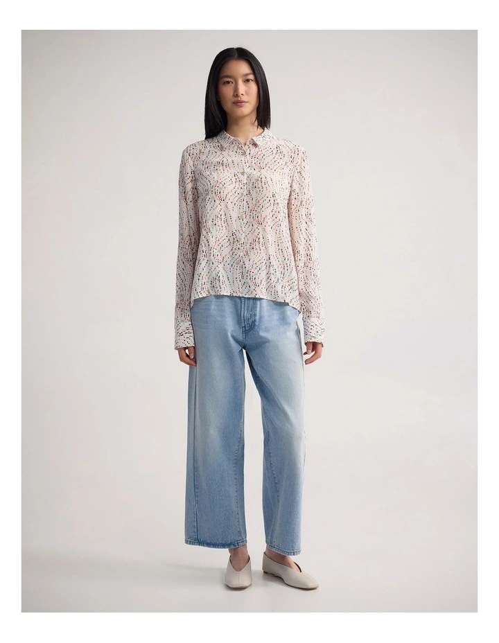 Poppy Printed Blouse in Multi image 5