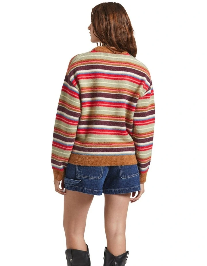 Cozy Crew Sweater in Multi image 2