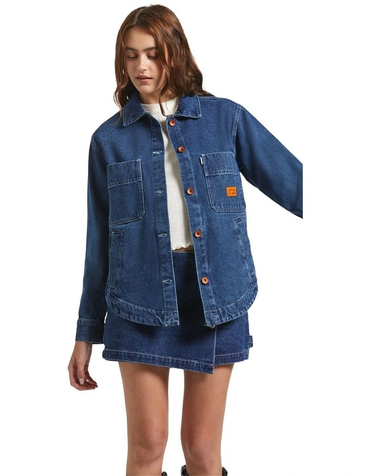 Durham Shirt Jacket in Navy image 1