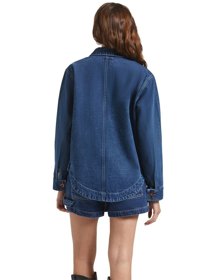 Durham Shirt Jacket in Navy image 2