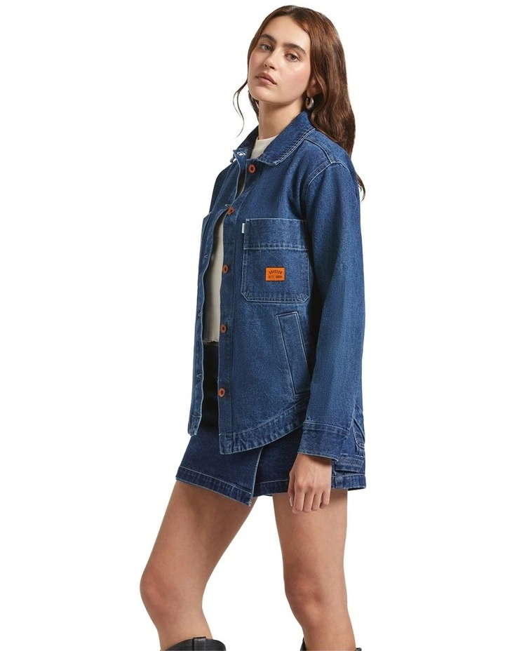 Durham Shirt Jacket in Navy image 3