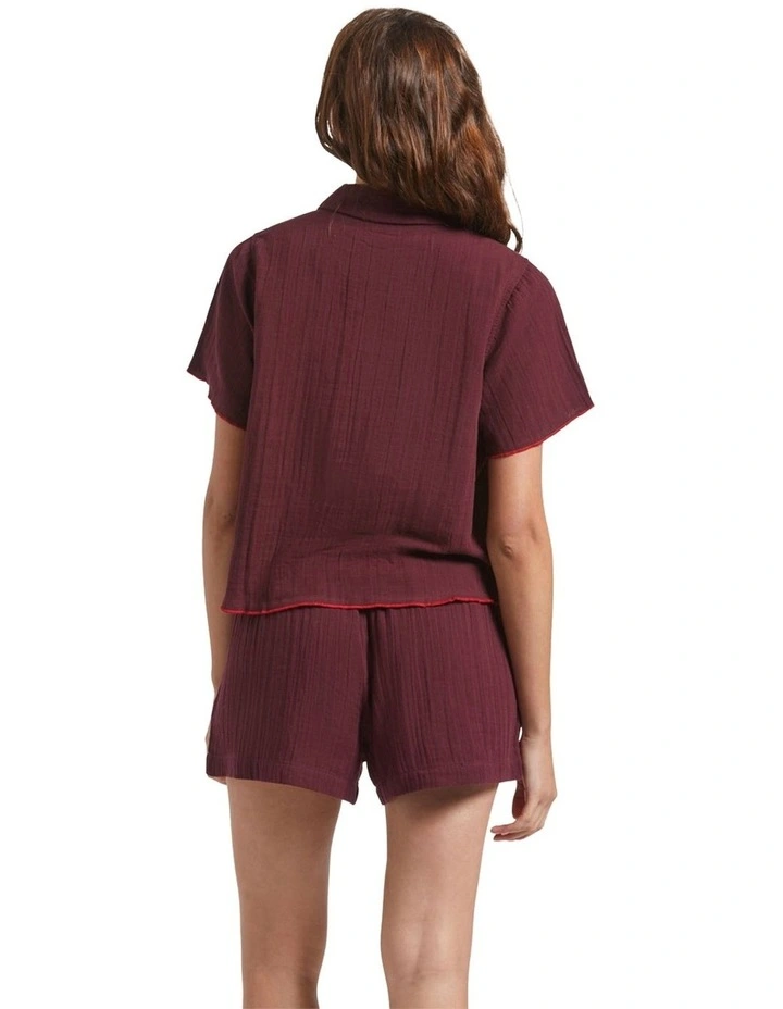 Wandering Tie Top in Red image 2