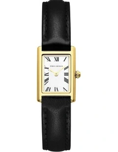 Rendezvous Stainless Steel Rectangle Watch 28mm in Gold