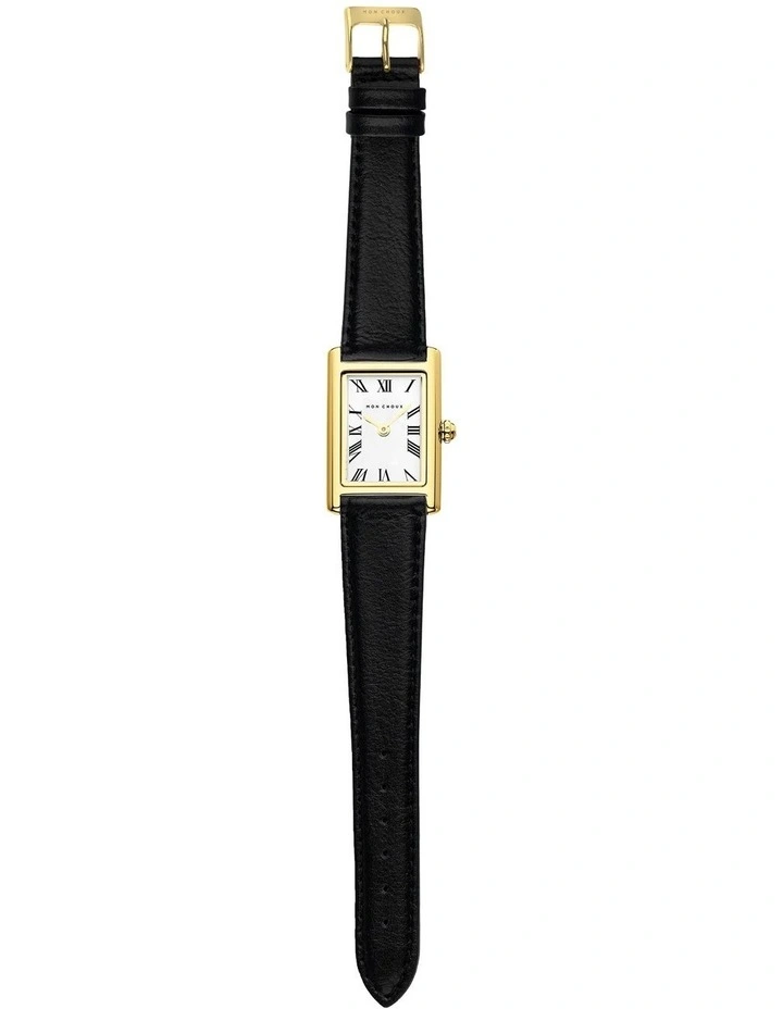 Rendezvous Stainless Steel Rectangle Watch 28mm in Gold image 2