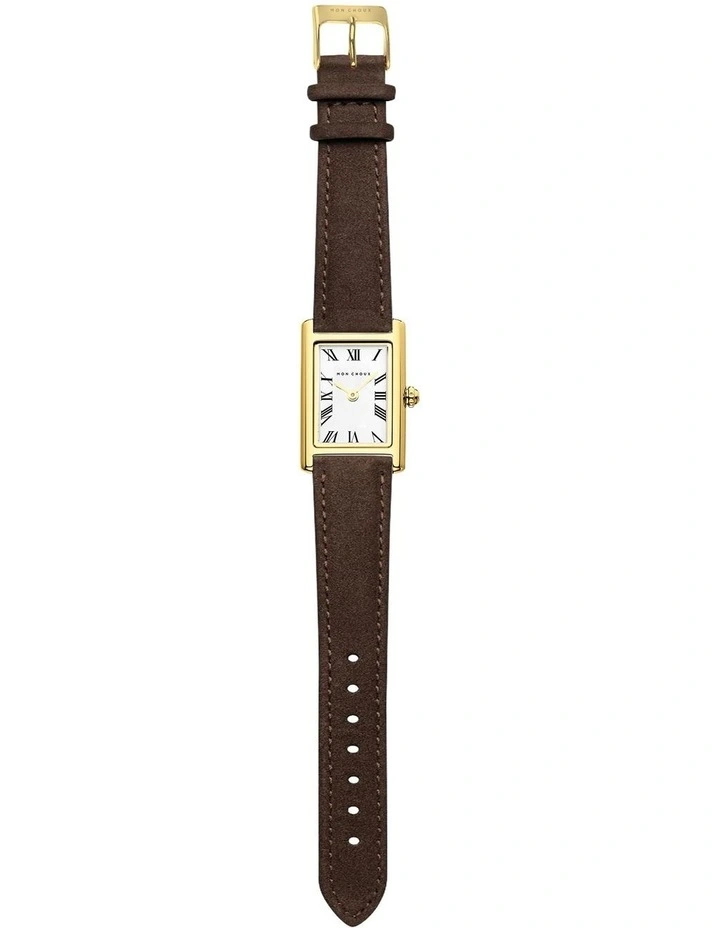 Rendezvous Stainless Steel Rectangle Watch 28mm in Gold image 2