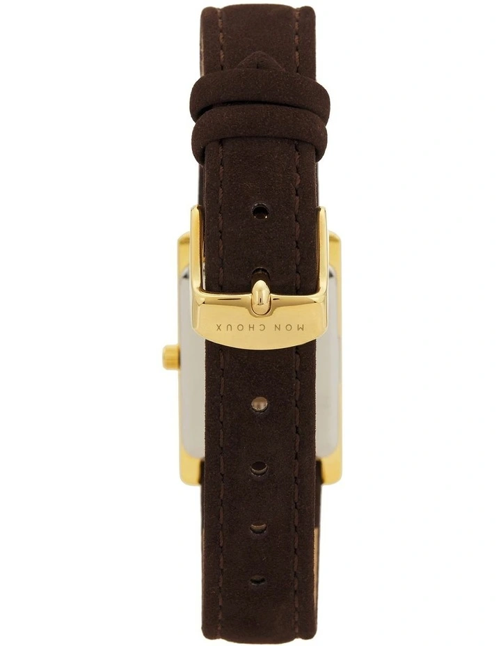 Rendezvous Stainless Steel Rectangle Watch 28mm in Gold image 3